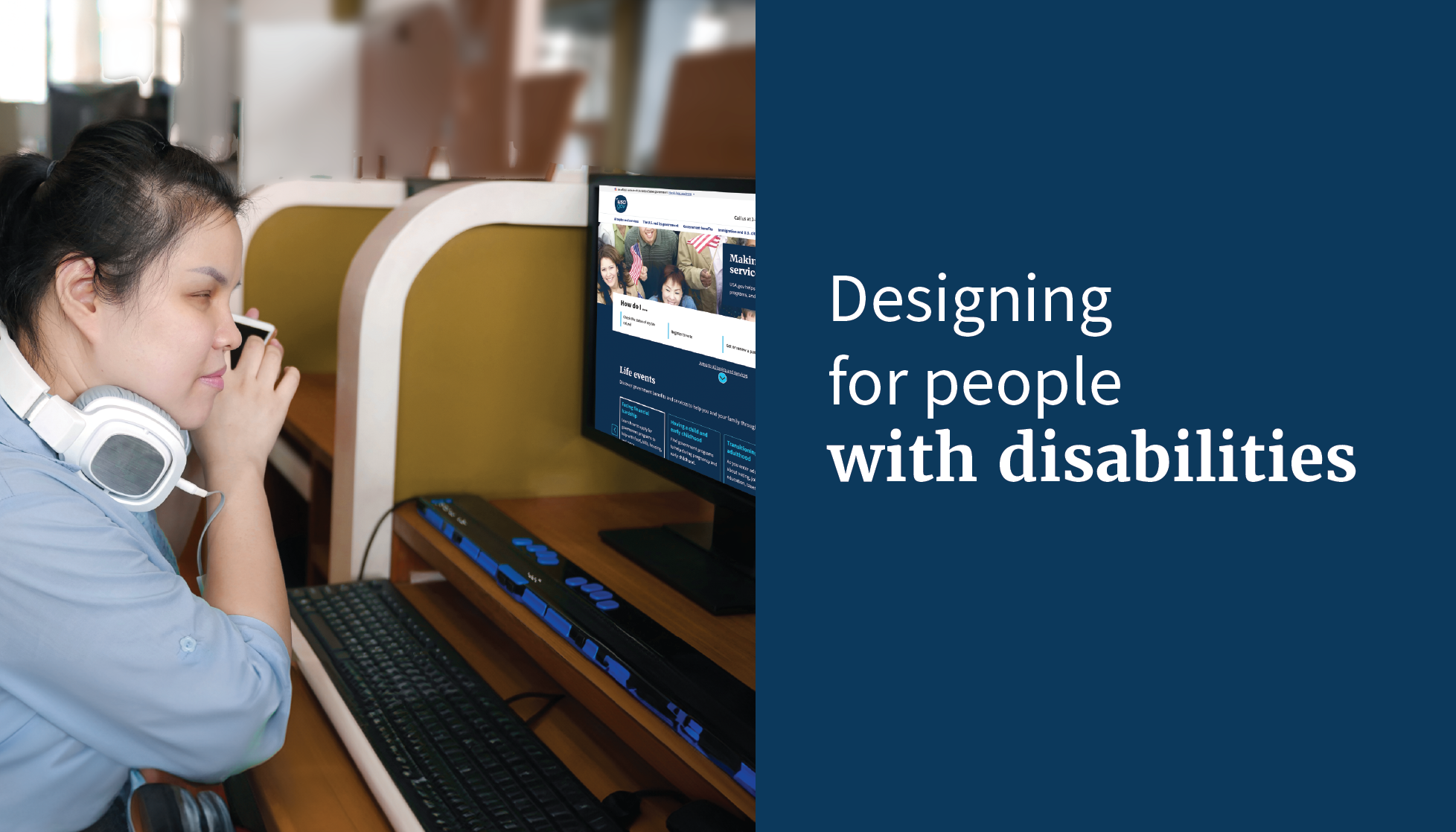 Designing for people with disabilities