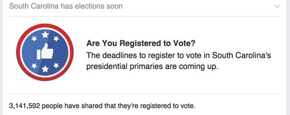 FB voter reg